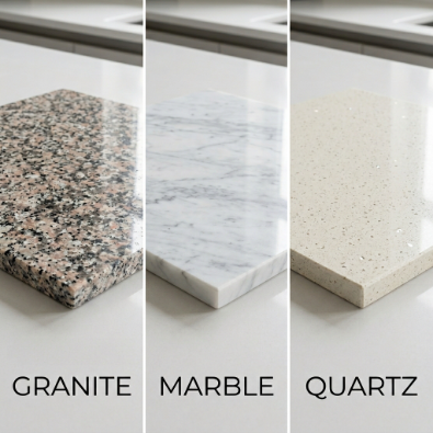Granite vs. Marble vs. Quartz: The Definitive Comparison for Kenyan Kitchens